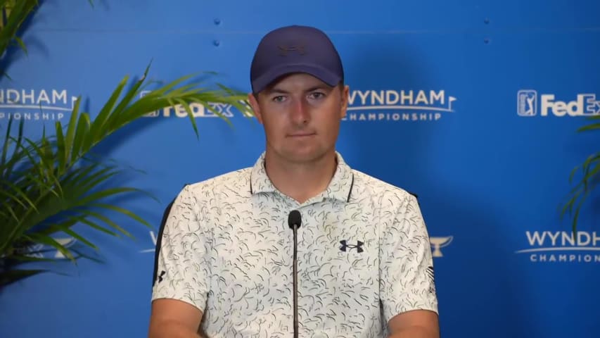 Jordan Spieth on what's at stake in FedExCup at Wyndham