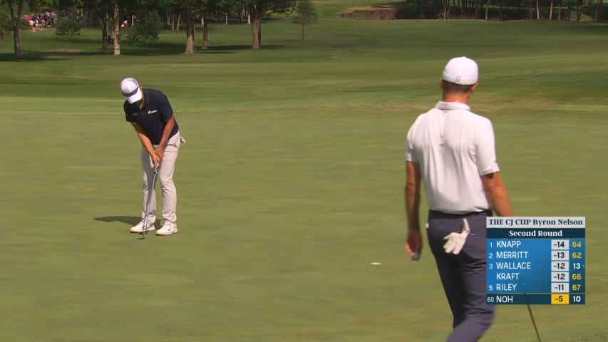 Seung-Yul Noh cards birdie at THE CJ CUP