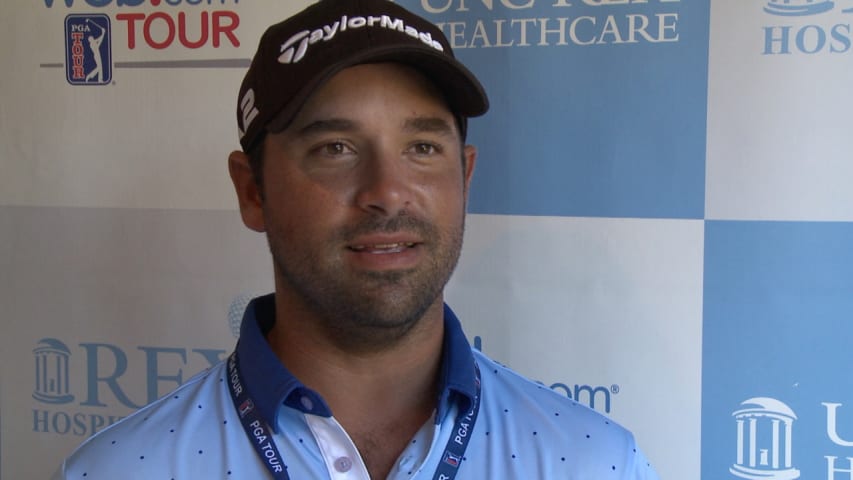 Rafa Campos comments after Round 2 of the Rex Hospital Open