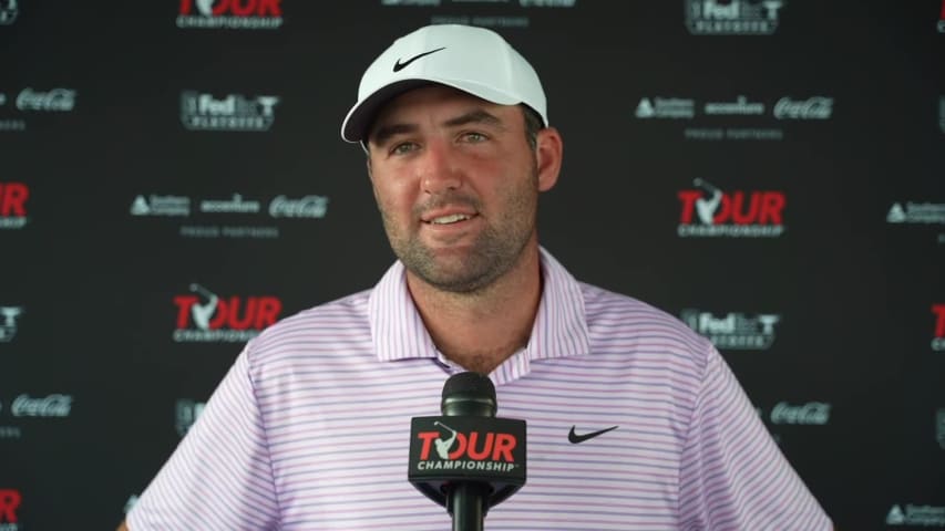 Scottie Scheffler’s interview after Round 1 of TOUR Championship