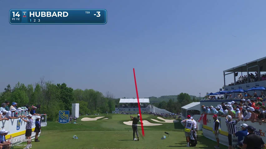 Mark Hubbard makes birdie on No. 14 at RBC Canadian