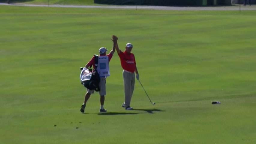 Woody Austin holes out for eagle at Schwab Cup Championship