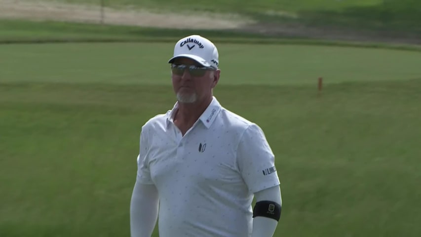 David Duval makes birdie putt at Principal