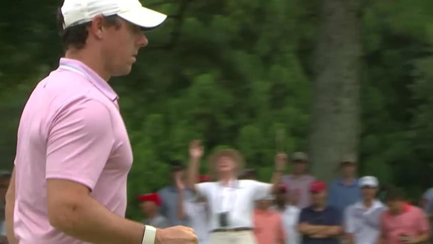 Rory McIlroy drains 16-foot birdie on No. 17 at TOUR Championship 