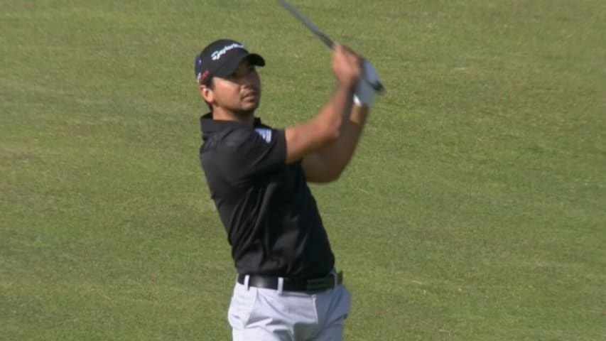 Jason Day’s approach leads to fifth birdie of Round 3 at The Open