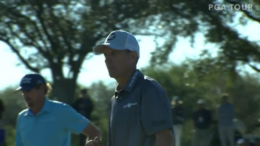 Steven Alker makes birdie on No. 15 at TimberTech Championship