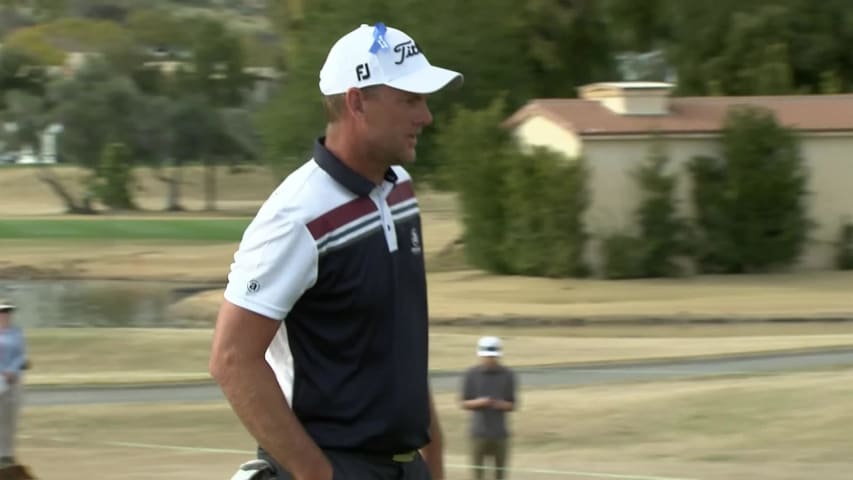 Robert Karlsson makes birdie on No. 17 at Cologuard