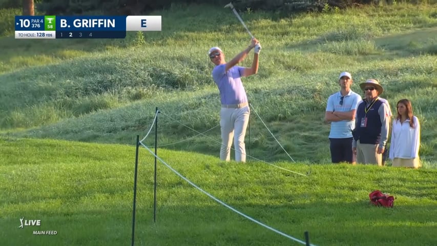 Ben Griffin rolls in birdie putt at 3M Open