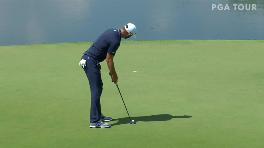 Dustin Johnson’s clutch par putt at FedEx St. Jude