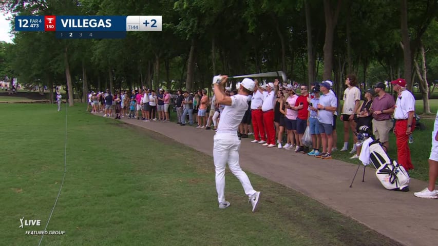 Camilo Villegas throws a dart to set up birdie at THE CJ CUP