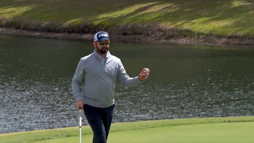 Edward Loar's near eagle on No. 5 for Shot of the Day 