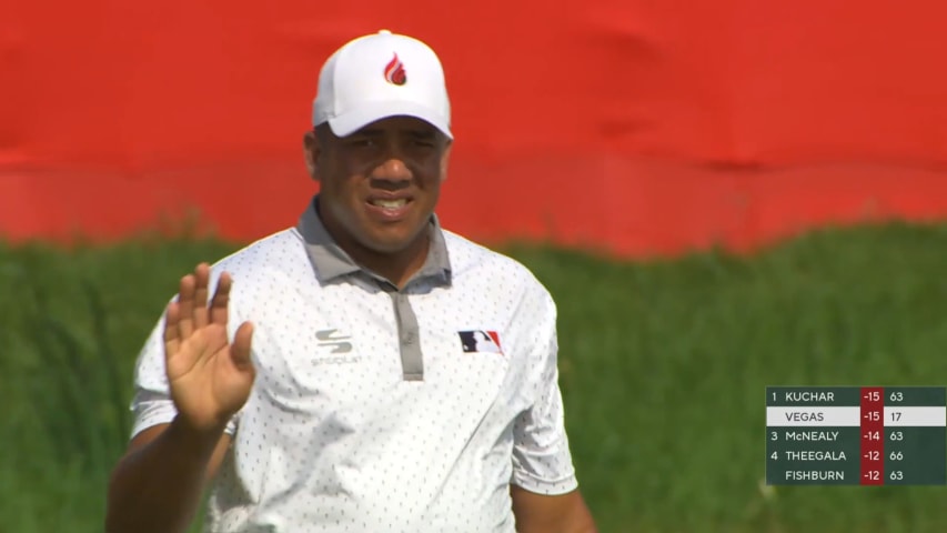 Jhonattan Vegas takes solo lead with birdie on No. 18 at 3M Open