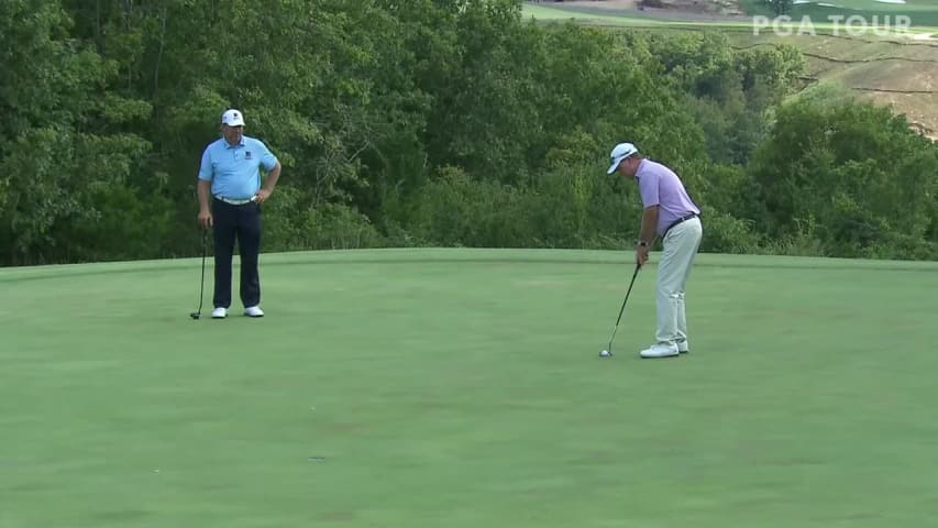 Glen Day birdies No. 18 in Round 3 at Schwab Series at Bass Pro