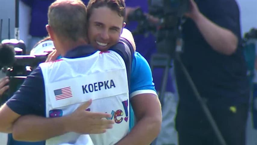 Brooks Koepka closes with par to win at WGC-FedEx St. Jude