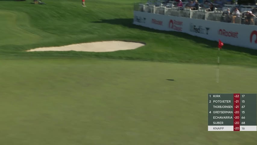 Jake Knapp makes clutch birdie on No. 17 at Rocket Classic