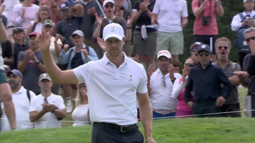 Thomas Detry drains lengthy putt for eagle at Olympic Men's Golf