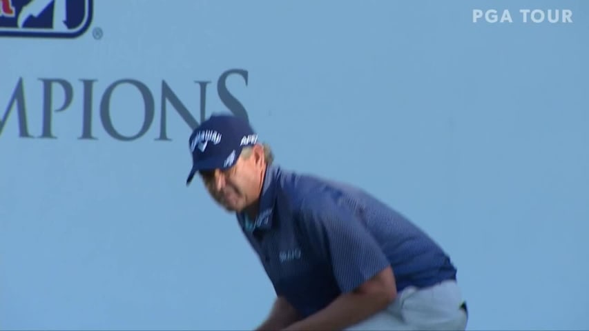 Lee Janzen birdies No. 18 in Round 3 at SAS Championship