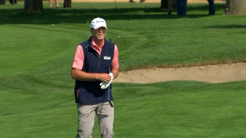 Steve Stricker's solid approach yields birdie at Sanford International