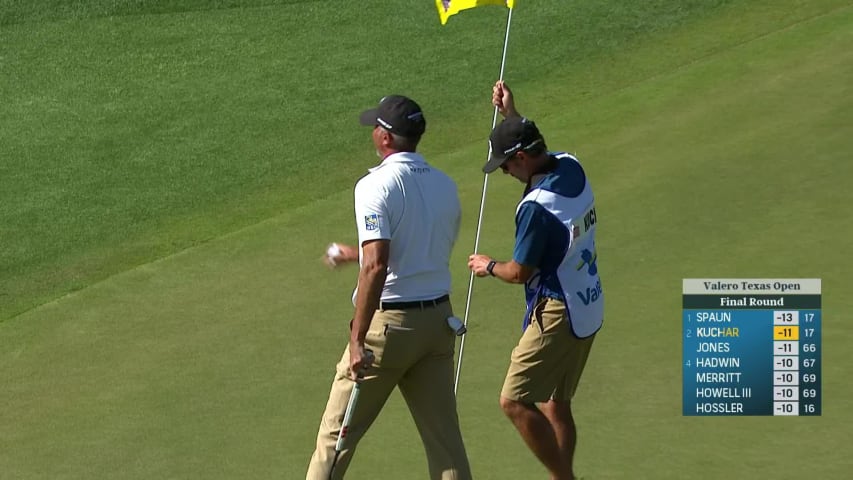 Matt Kuchar makes birdie on No. 17 in Round 4 at Valero