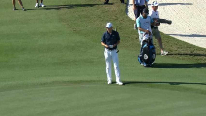 Jordan Spieth's beautiful touch on No. 14 at Hero World Challenge