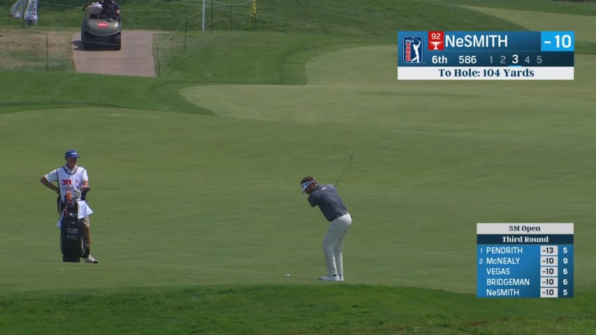 Matt NeSmith hits quality approach and yields birdie at 3M Open