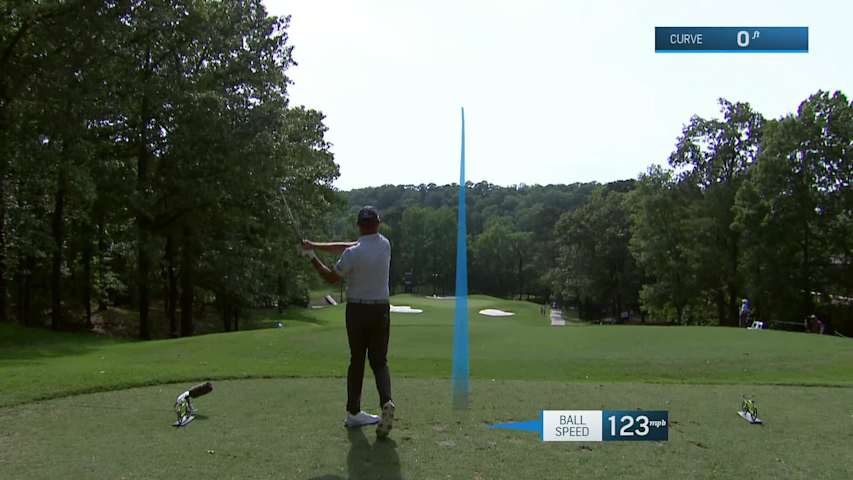 Jerry Kelly makes birdie putt on No. 17 at Regions Tradition