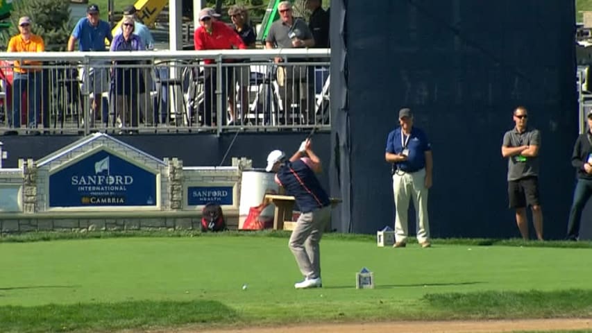 Steve Stricker's near hole-in-one at Sanford International