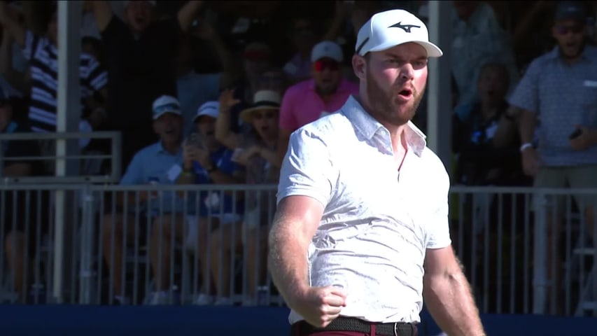 Grayson Murray holes clutch 39-footer for birdie and playoff win at Sony Open 