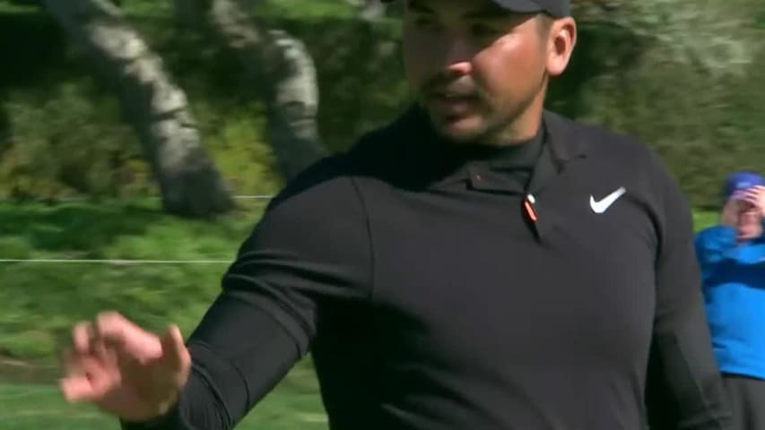 Jason Day sinks 12-footer for birdie at AT&T Pebble Beach