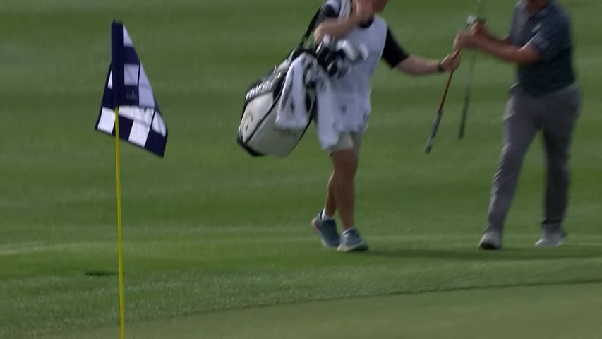 Lee Janzen makes birdie on No. 17 at Cologuard