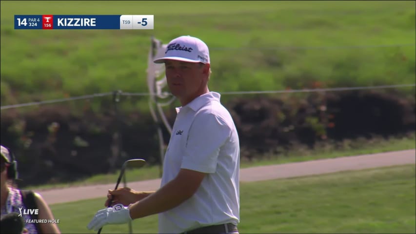 Patton Kizzire's nice chip sets up birdie at THE CJ CUP