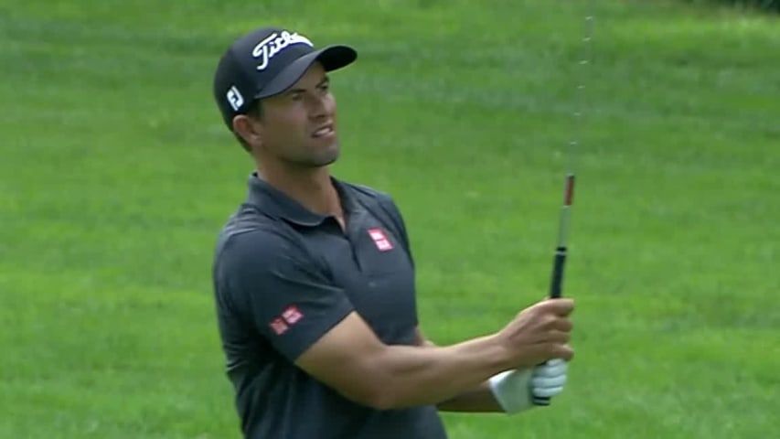 Adam Scott’s 237-yard approach sets up eagle putt at THE NORTHERN TRUST