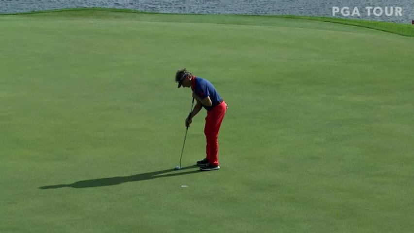 Bernhard Langer birdies No. 16 at Sanford International