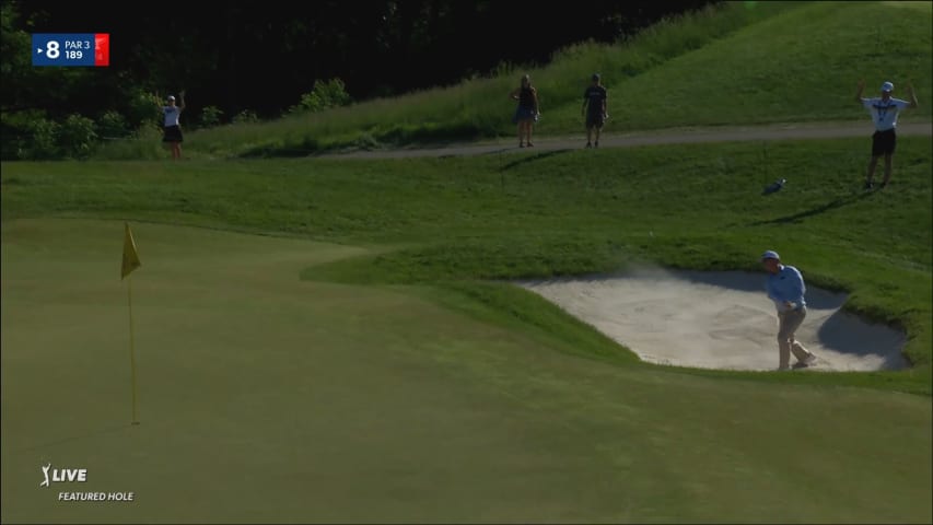Charley Hoffman chips in for birdie at RBC Canadian