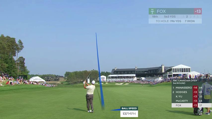 Ryan Fox makes birdie on No. 18 at RBC Canadian