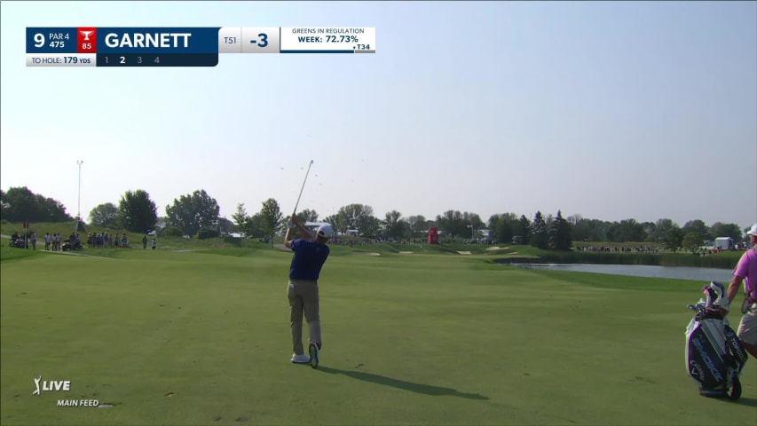 Brice Garnett sticks approach to setup birdie at 3M Open