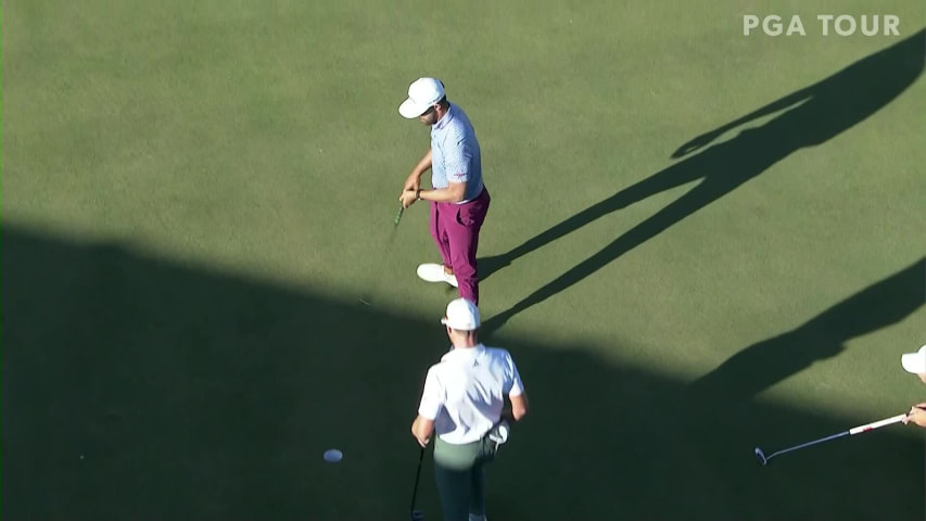 Erik van Rooyen makes birdie on No. 18 at THE CJ CUP