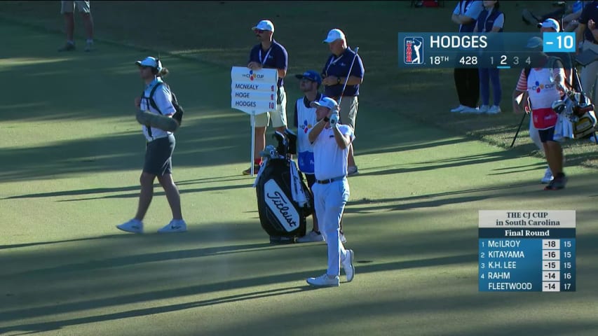 Lee Hodges goes flag hunting to set up birdie at THE CJ CUP