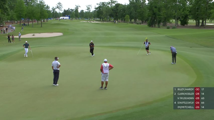 Beau Hossler saves par with 43-foot putt at Zurich Classic