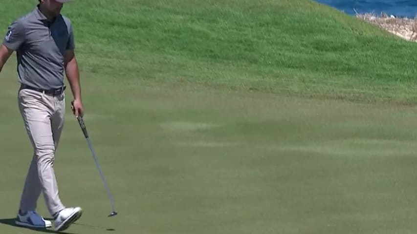 Chip McDaniel’s birdie on No. 17 at Corales Puntacana