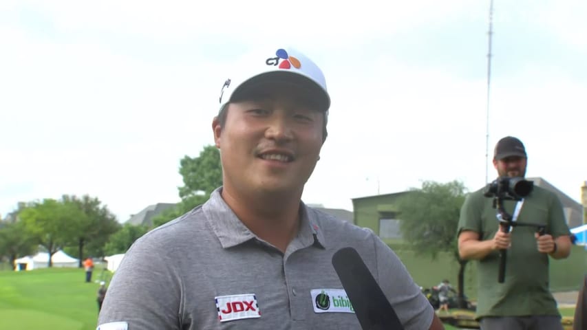 K.H. Lee's interview after winning AT&T Byron Nelson