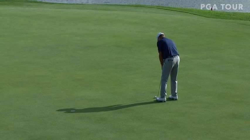 Steve Stricker makes birdie on No. 16 in Round 3 at Sanford International