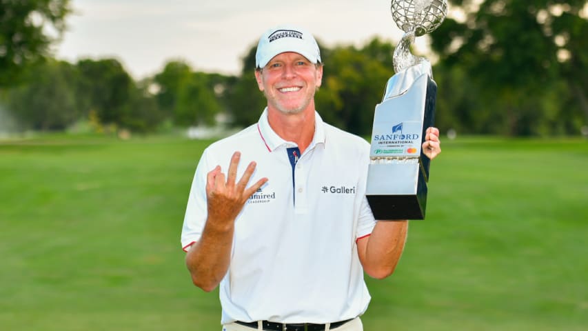 Steve Stricker wins in four-hole playoff at Sanford International