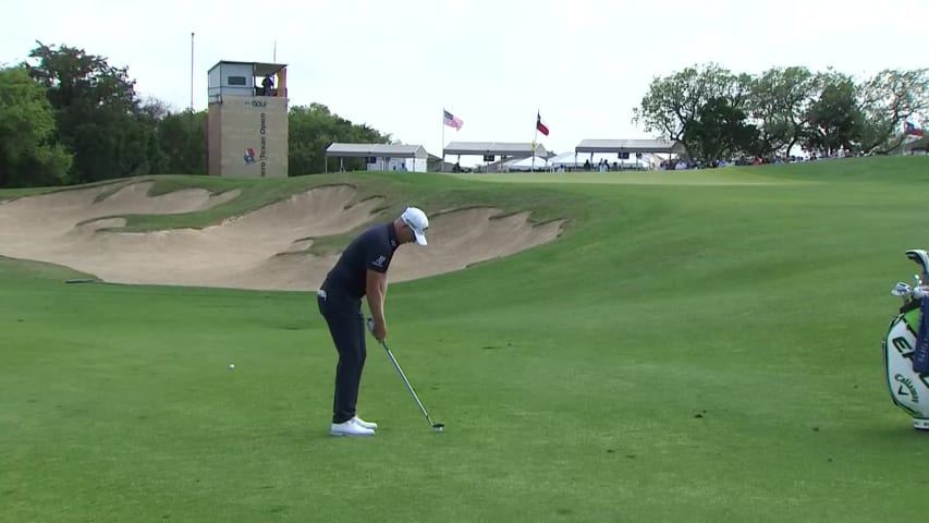 Matt Wallace makes birdie on No. 17 in Round 4 at Valero