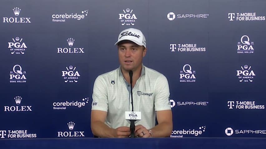 Justin Thomas on past success at familiar venues