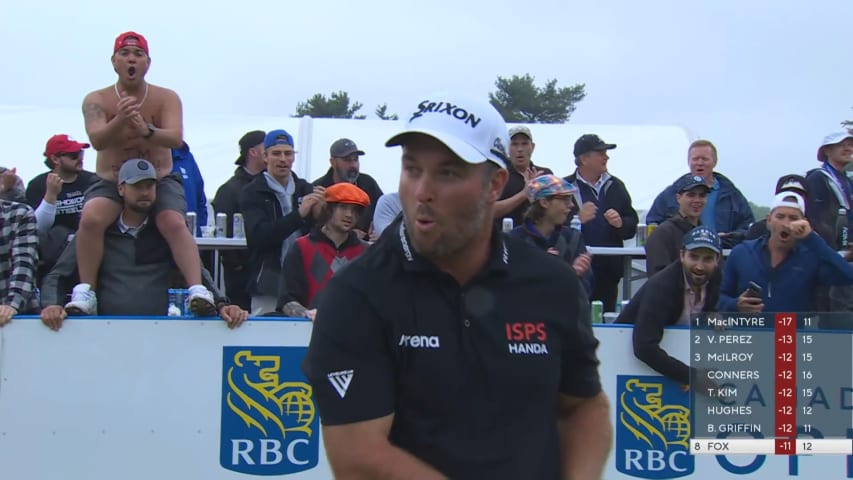 Ryan Fox's near ace leads to birdie at RBC Canadian