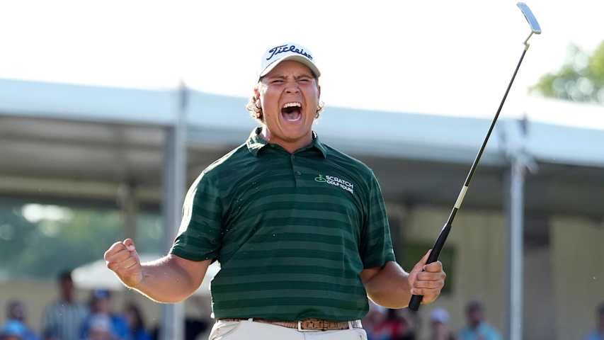 Aldrich Potgieter birdies fifth playoff hole to win Rocket Classic