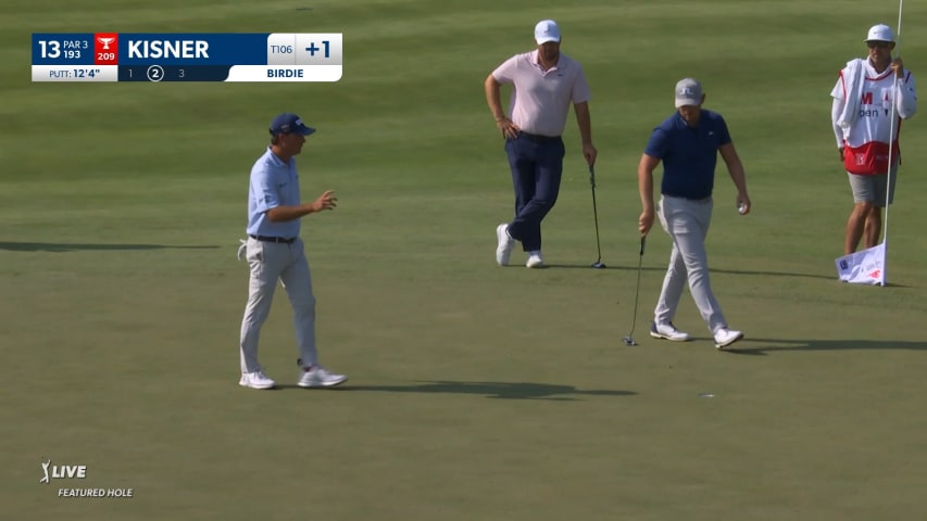 Kevin Kisner's tee shot to 12 feet sets up birdie at 3M Open