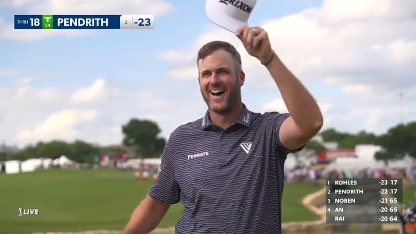 Taylor Pendrith birdies the last to win at THE CJ CUP