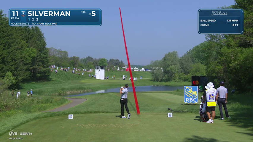 Ben Silverman nearly aces No. 11 at RBC Canadian